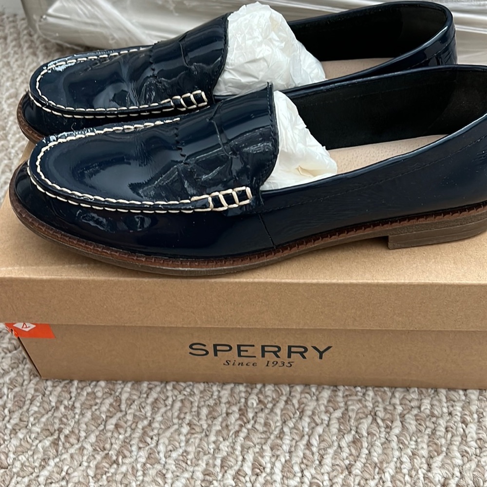 Sperry Memory Foam Waypoint Penny Patent Shoes